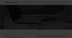 Desktop Screenshot of analysisworks.com
